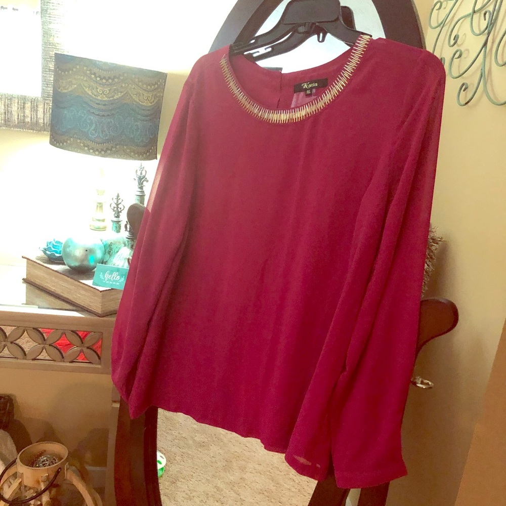Long sleeve blouse